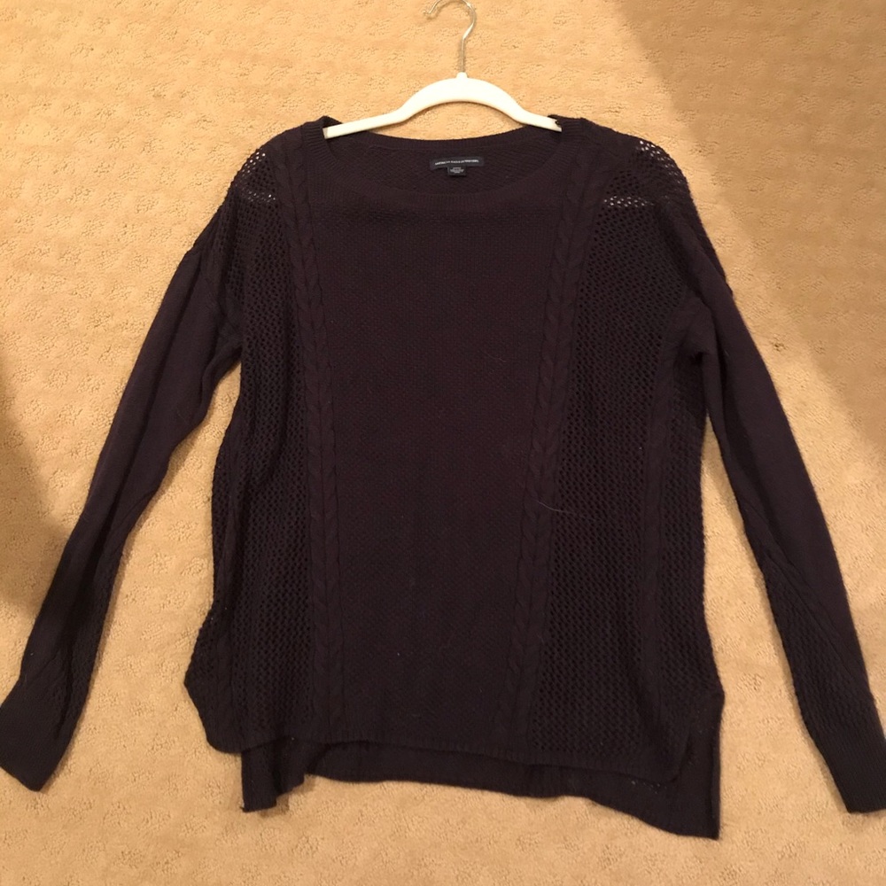 American Eagle Plum Sweater